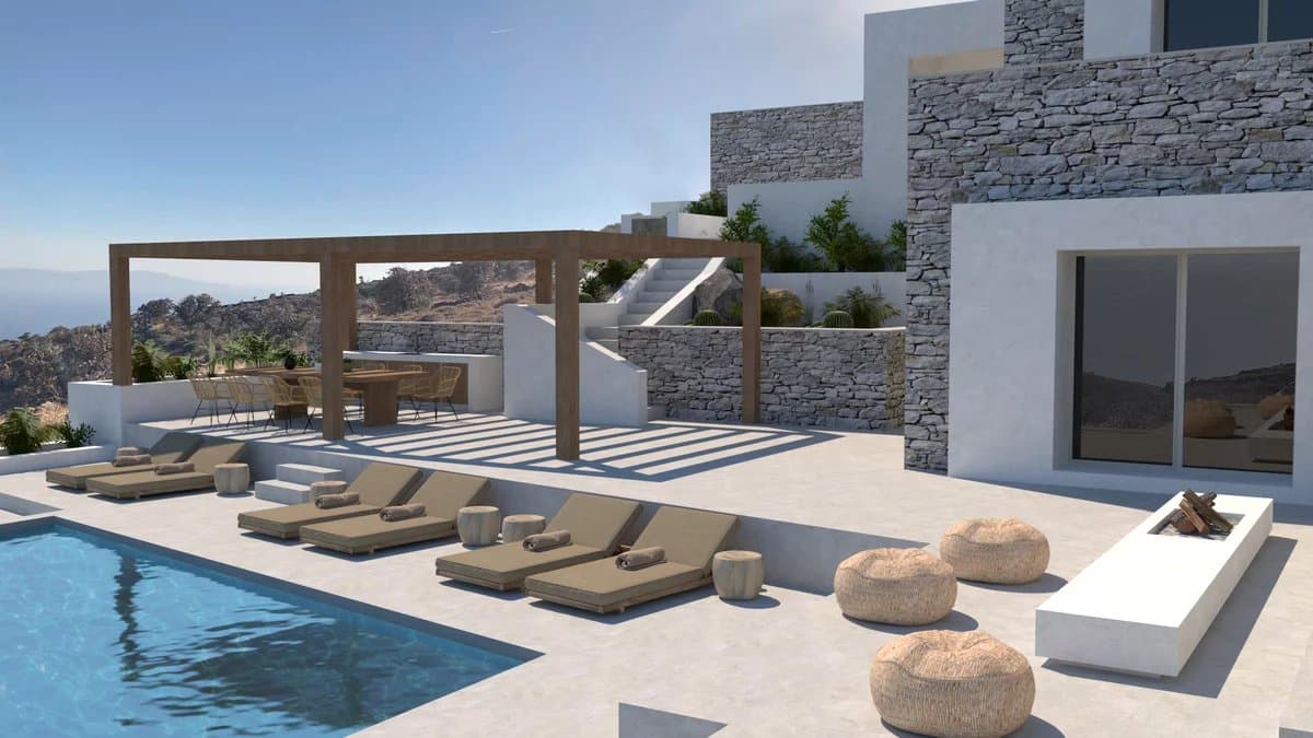 Contemporary Cycladic Villas for Sale in Grikos, Kea – Sea Views Across the Cycladic Horizon - Image 6