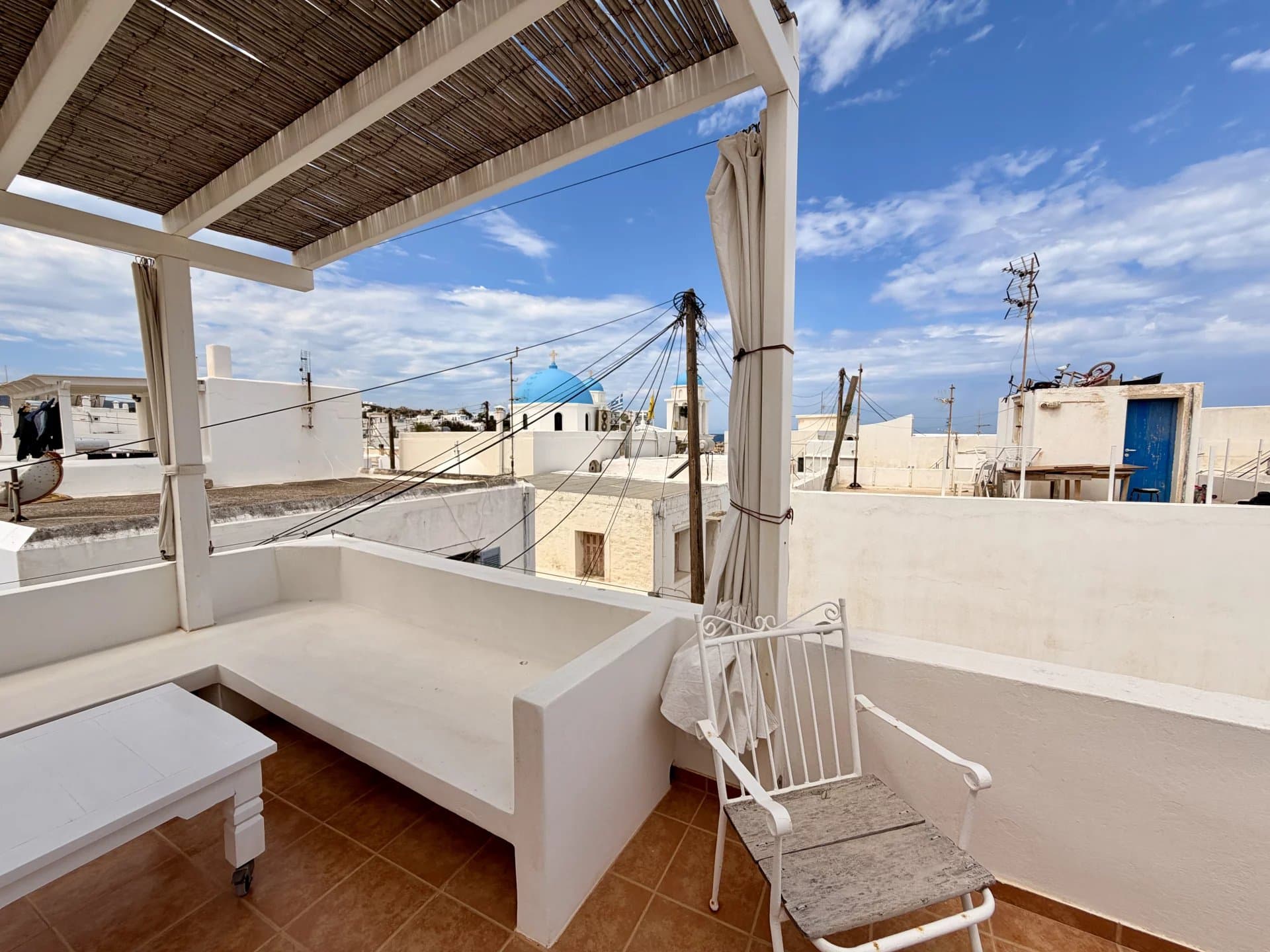 Traditional Cycladic Townhouse for Sale in the Heart of Parikia – Roof Terrace with Sea & Village Views - Image 25