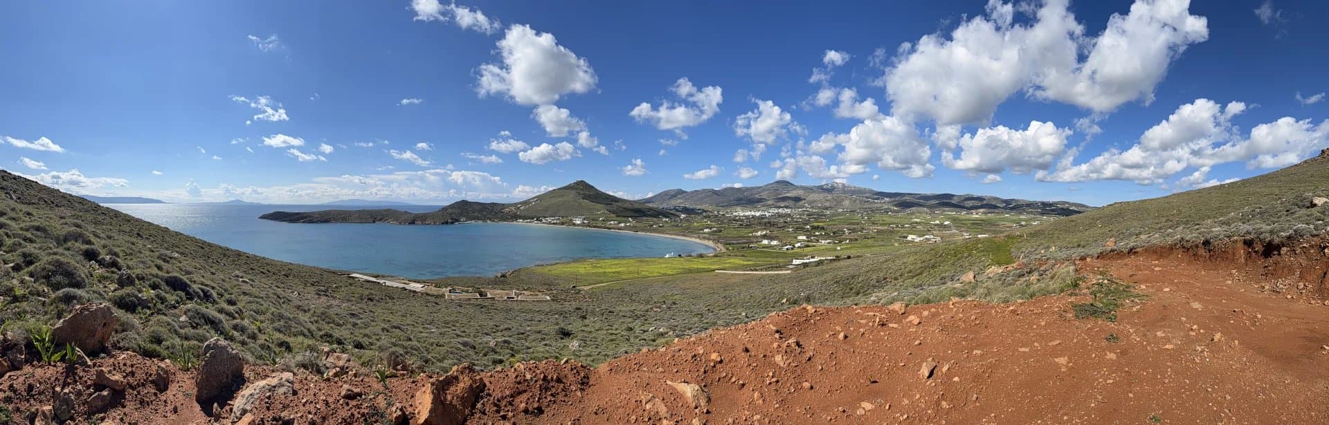Between Sky and Sea – Rare Panoramic Plot Over Molos Bay, Paros - Image 5