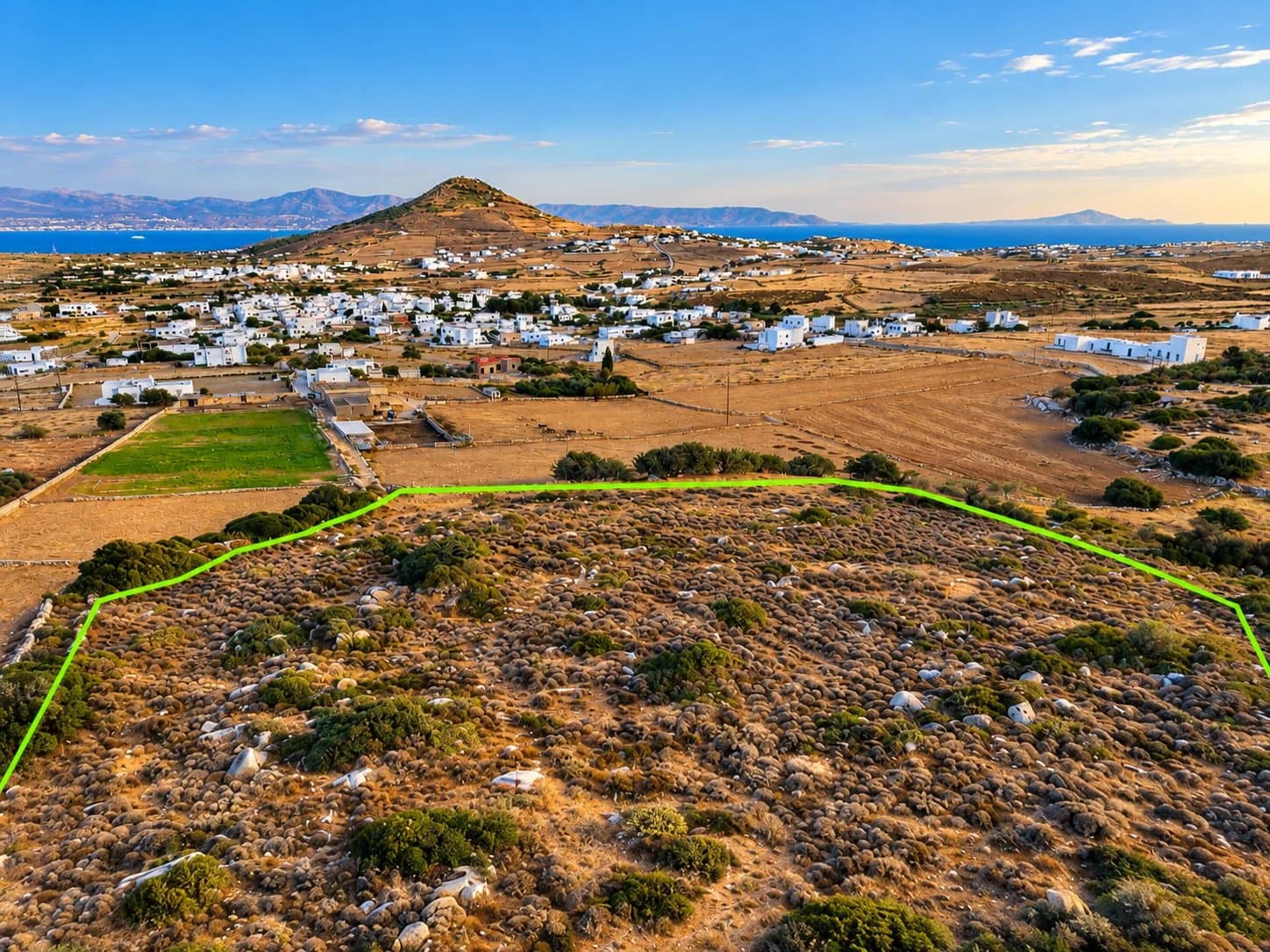 Rare Building Plot within Walking Distance of Prodromos – Open Views towards Kefalos, the Sea & Naxos - Image 4