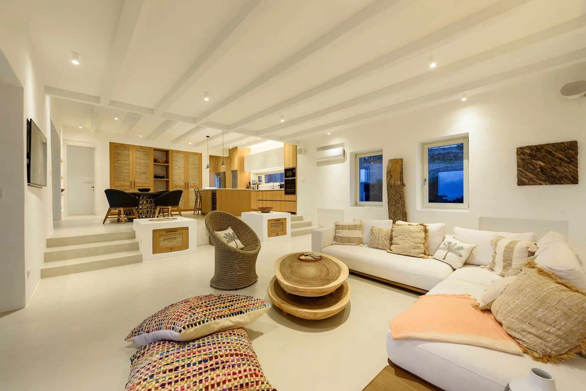 Brand-new luxury villa with pool & sea view – Faragas, Paros - Image 39