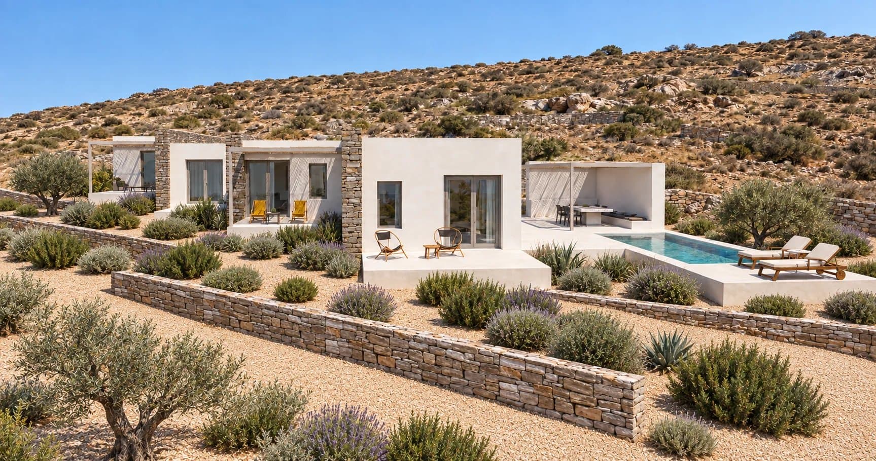 A New Cycladic Estate on the Hills of Agkairia, Paros — Panoramic Views, Contemporary Architecture & Absolute Privacy - Image 3