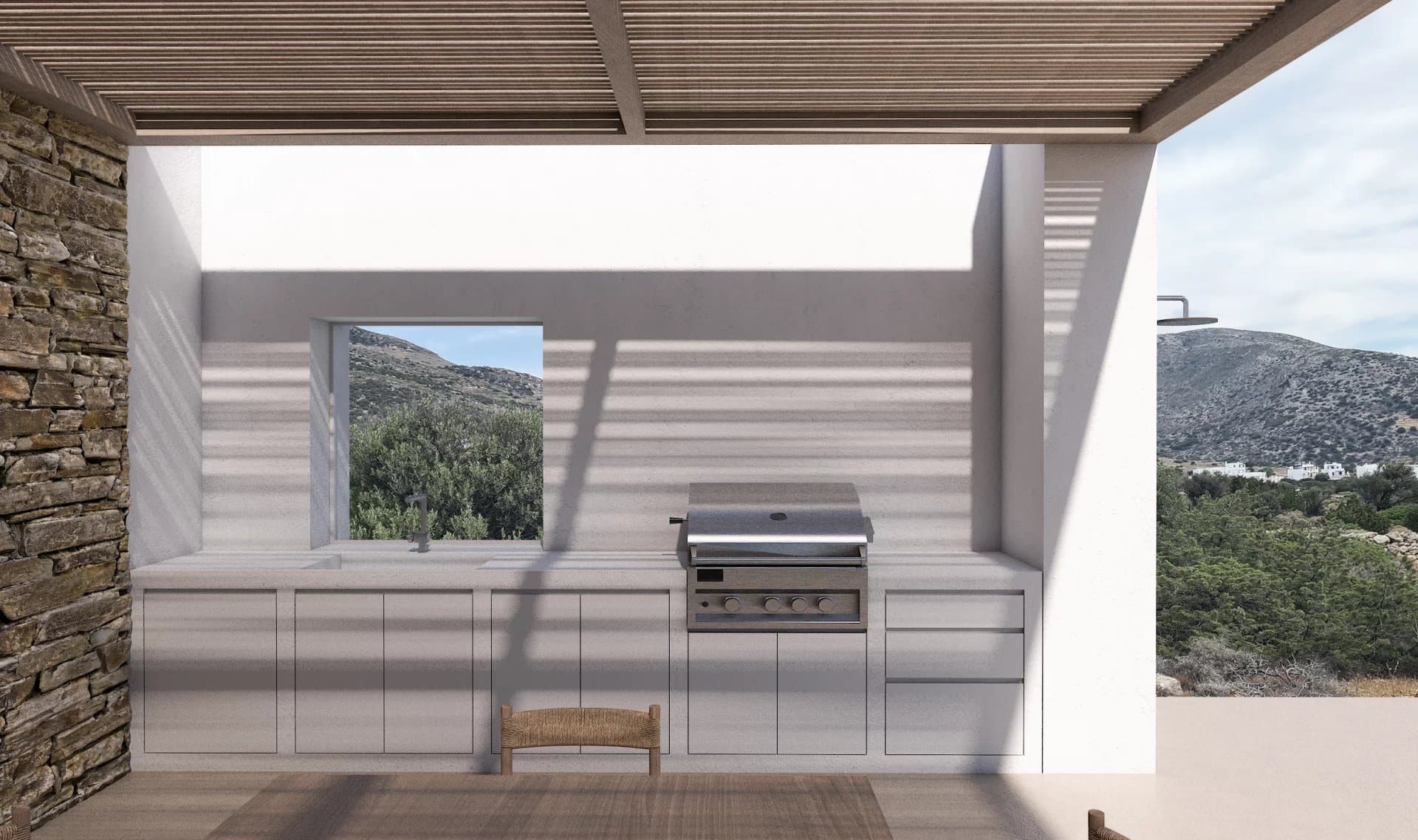 Facing a Horizon Preserved Forever – Sea-View Estate with Approved Permit and Panoramic Aegean Views, Aspro Chorio, Paros - Image 11