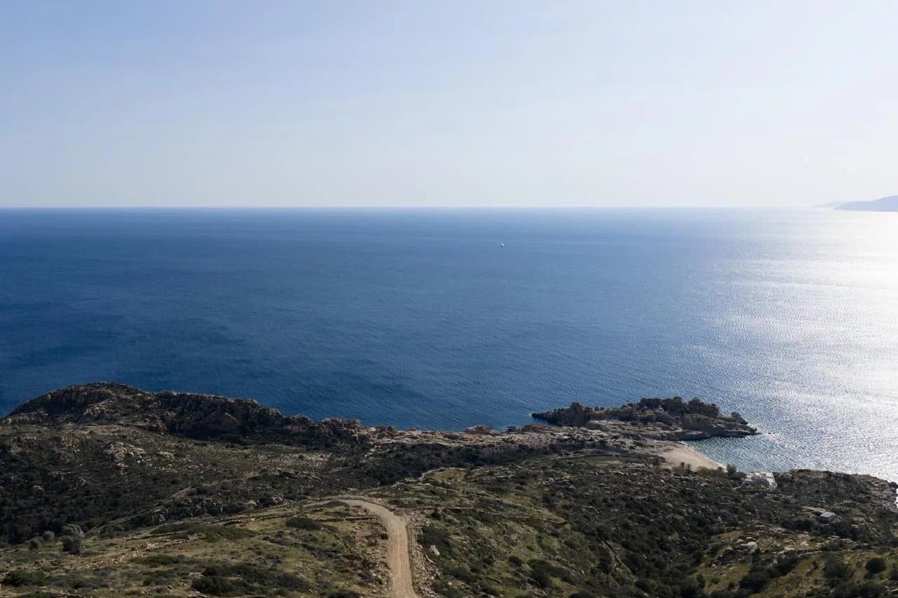 Panoramic Sea View Plot for Sale in Mersini, Ios – Development Opportunity - Image 3