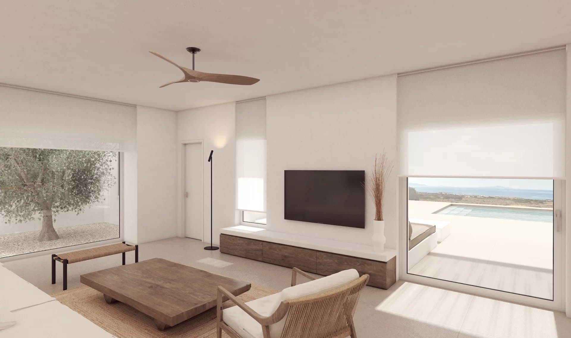 Facing a Horizon Preserved Forever – Sea-View Estate with Approved Permit and Panoramic Aegean Views, Aspro Chorio, Paros - Image 12