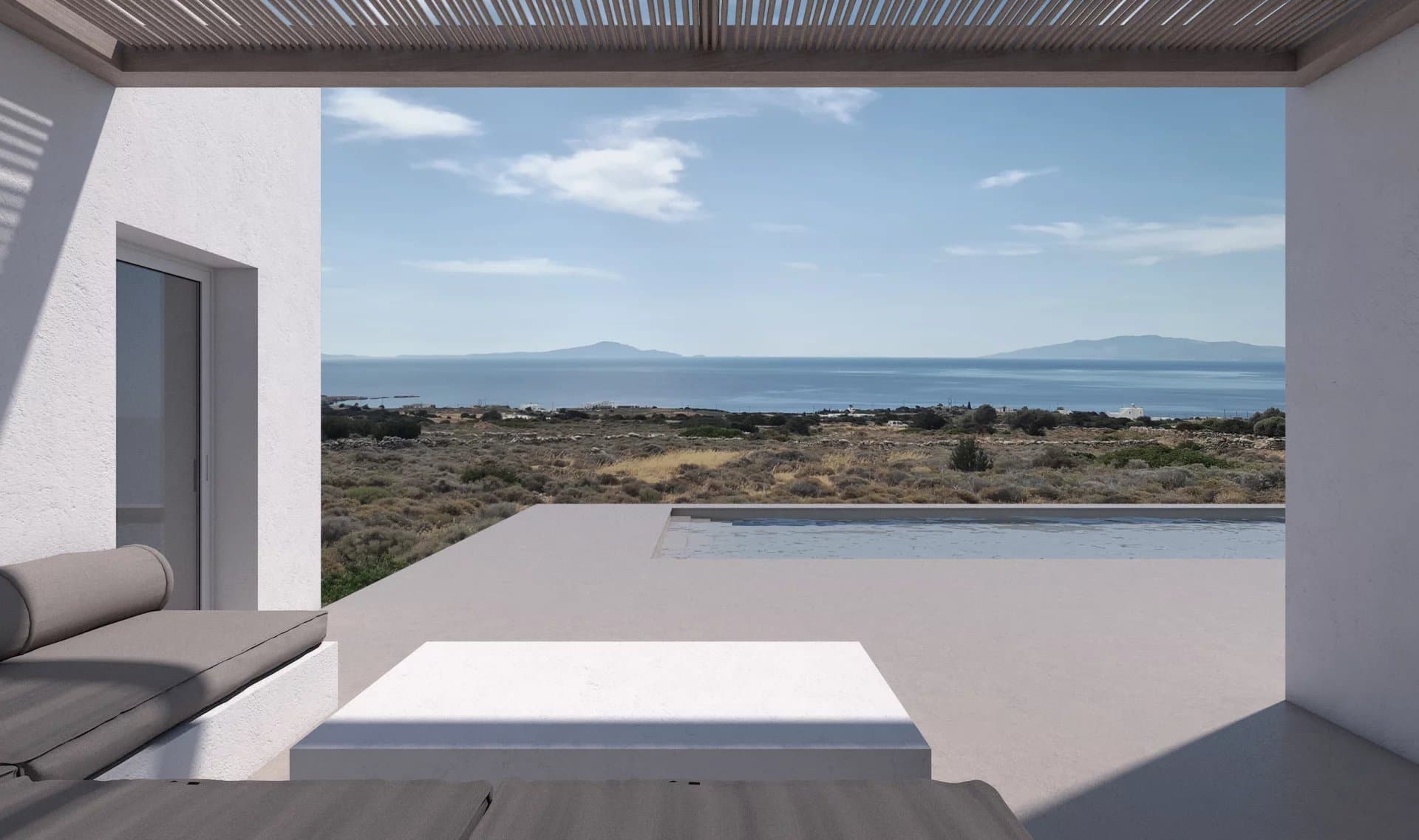 Facing a Horizon Preserved Forever – Sea-View Estate with Approved Permit and Panoramic Aegean Views, Aspro Chorio, Paros - Image 5