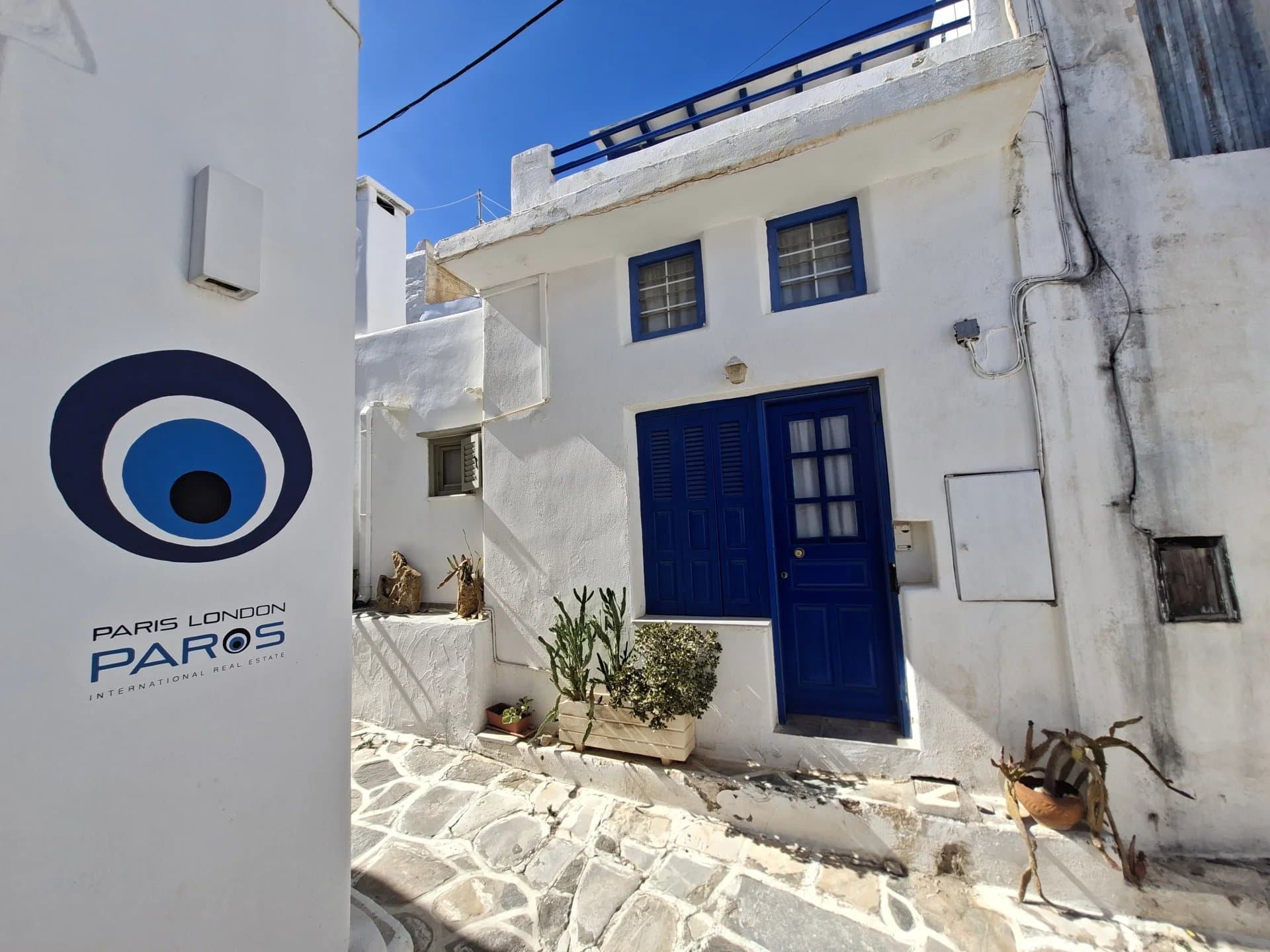 Traditional Village House for Sale in Lefkes, Paros – Historic Character, Terraces & Aegean Views - Image 1